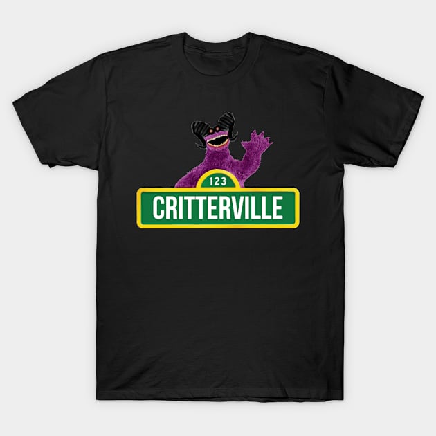 CRITTERVILLE Mr. Periwinkle T-Shirt by DylanJSI